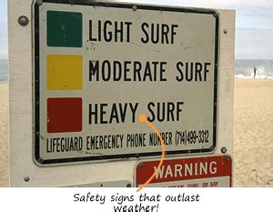 custom outdoor safety signs caution warning danger signs