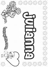 Julianna Coloring Pages Color Hellokids Print sketch template