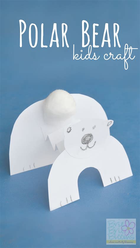 polar bear kids craft  celebrate international polar bear day brie