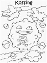 Coloring Pokemon Koffing Pages sketch template