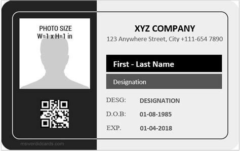 Download At Employee Id Cards Id Card