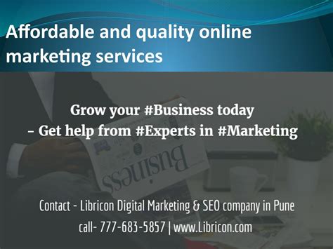 affordable quality marketing services libriconsolution
