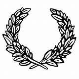 Wreath Laurel Olive Clipart Greek Olympic Leaf Clip Cliparts Drawing Symbol Olympics January Victory Tattoos Template Pragmatically Yours Clipartbest Vector sketch template