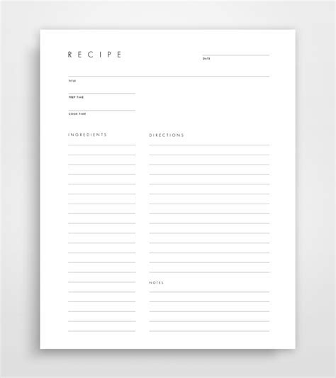 blank recipe book blank recipe cards blank recipe binder
