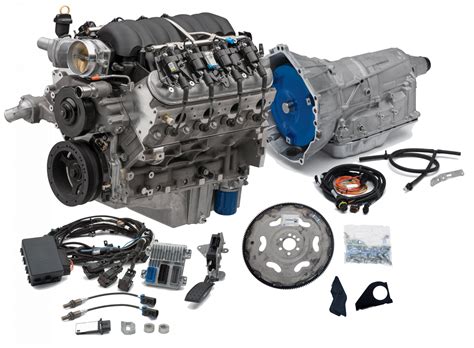 chevrolet performance ls hp engine  le  speed auto transmission combo package