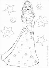 Coloring Barbie Doll sketch template