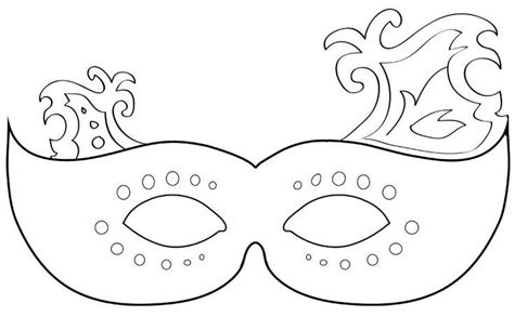 printable mardi gras  masquerade mask templates mardi gras