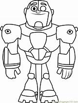 Titans Cyborg Teen Coloring Go Pages Drawing Cartoon Coloringpages101 Color Getdrawings Online Printable sketch template