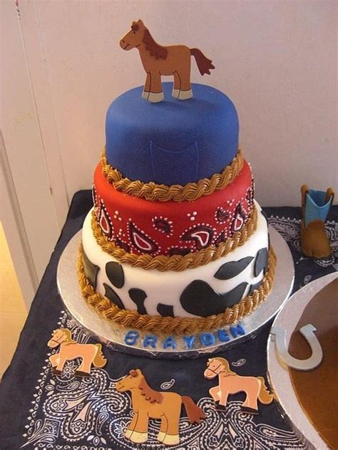 western theme birthday cake western theme cakes pinterest