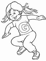 Coloring Pages Letter Girl Book Print sketch template