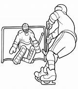 Hockey Coloring Pages Goalie Ice Drawing Blackhawks Helmet Chicago Player Color Stick Getcolorings Getdrawings Sizable Print Printable Colorings Paintingvalley Choose sketch template