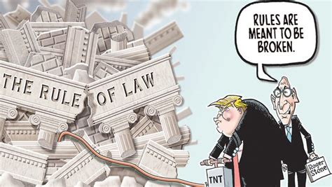 breaking the rule of law today s toon