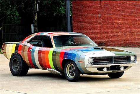 psychedelic  plymouth cuda