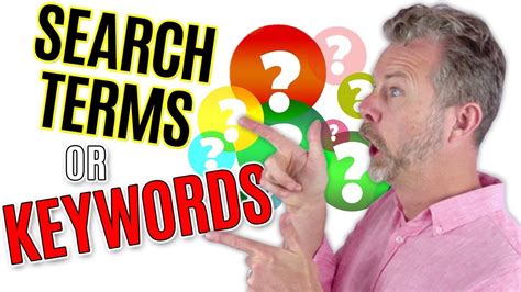 difference  search terms  keywords youtube