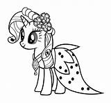 Pony Rarity Little Coloring Glimmer Starlight Pages Disegni Wears Coat Beautiful Pages2color Template sketch template