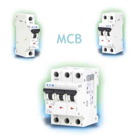 mcb circuit breaker symbol wiring draw  schematic