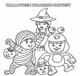 Coloring Halloween Temecula Contest Kids Via Events City sketch template