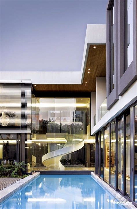 casa de vidro moderna  espetacular modern mansion architecture
