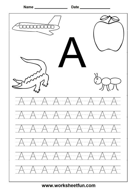 letter worksheets  kindergarten printable letters pinterest