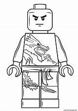 Ninjago Zane Coloring Lego Printable Pages sketch template