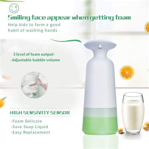 Hoaccir Automatic Soap Dispenser 350ml Touchless Foam Hand Sanitizer