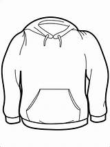 Sweater Printable Getdrawings Broek Een Kleding Slijm Kleren Kinder Truien Tekenen Sweatshirts Uitprinten Downloaden Outline sketch template