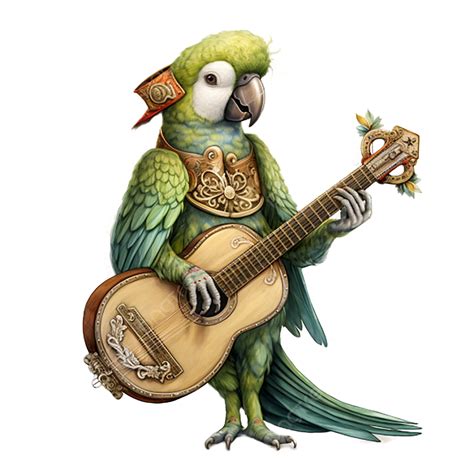 musical parrot bard transparent background parrot bird transparent