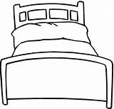Bed Colouring Coloring Pages Clipart Drawing Draw Beds Printable Kids Children Hospital House Paper Doll Print Drawings Color Easy Printables sketch template
