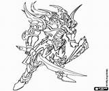 Yu Luster Soldier Gi Oh sketch template