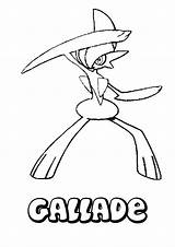 Gallade Pokemon Coloring Pages Color Psychic Mega Printable Water Online Print Hellokids Diamond Getcolorings Library Clipart Comments sketch template