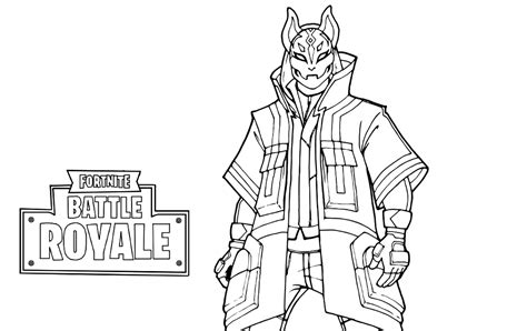 drift fortnite skins coloring pages coloring  drawing