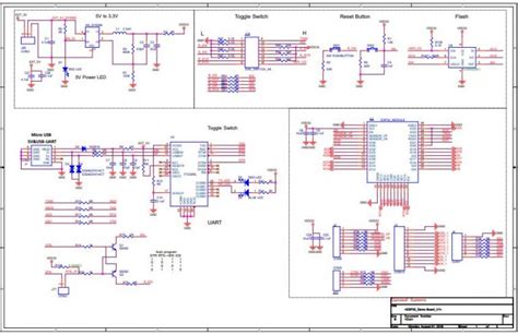 esp demo board  schematic circuit diagram