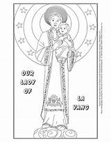 Lady Vang La Catholic Church Baptist Roman John sketch template