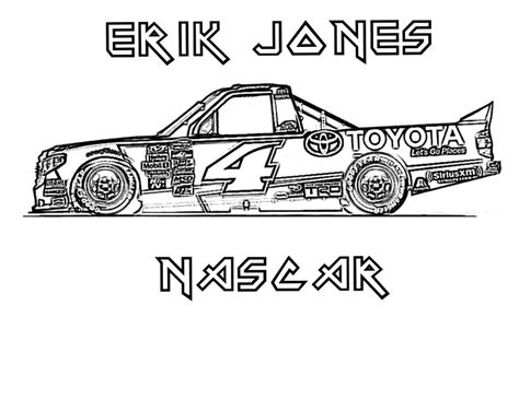 nascar  coloring pages