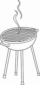 Grill Clip Coloring Clipart Barbeque Line Bbq Hotdog Clipground Webstockreview Sweetclipart sketch template
