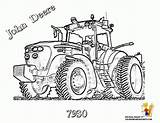 Traktor Deere Tractors sketch template