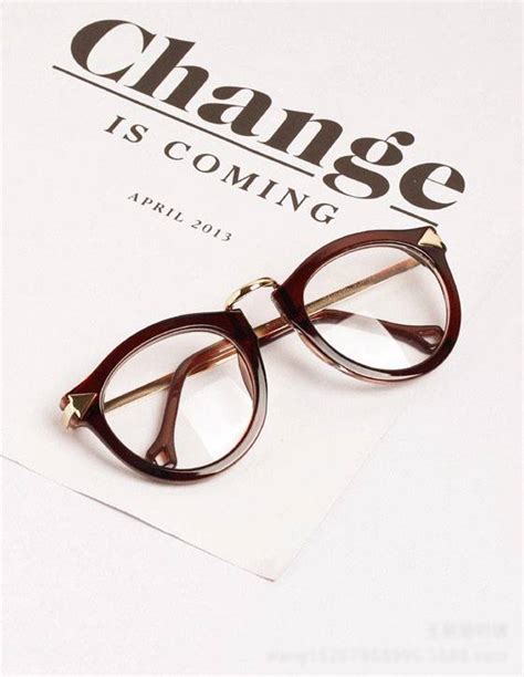 Vintage Retro Round Acetate Optical Eyeglasses Frame Women
