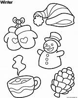 Winter Coloring Ab87 Pages Stuff Printable Color sketch template