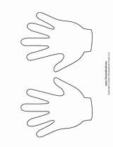 Handprint Templates Printables Printable Hand Kids Template Hands Outline Shape Set Preschool Arts Para Print Tim Crafts Shapes Blank Timvandevall sketch template