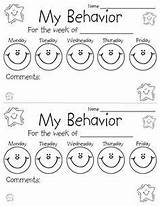 Preschool Behaviour Stoplight Printables Behavioral Perfectly Informed Future Communication sketch template