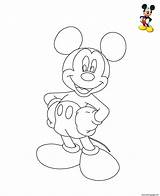 Mouse Disney Mickey Coloring Pages Info Printable Color sketch template