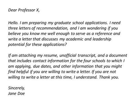 letter  recommendation sample email classywish