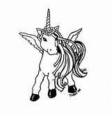 Coloring Unicorn Head Pages Rainbow Clipart sketch template