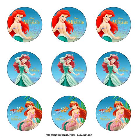 printable mermaid cupcake toppers wwwhammurabi gesetzede