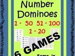 number dominoes teaching resources