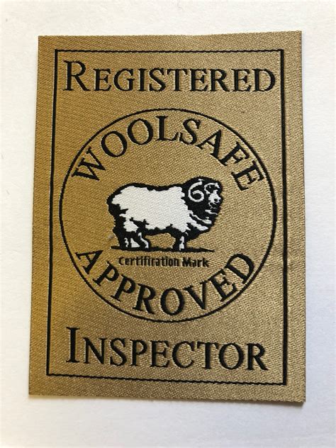 badges   woolsafe registered inspector woolsafe academy