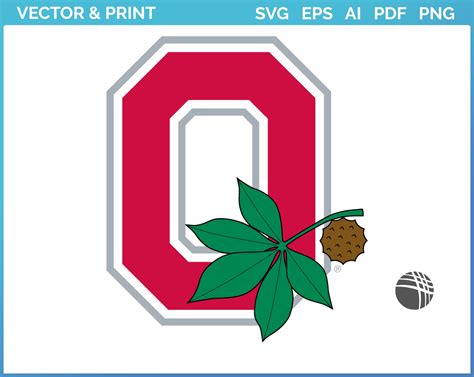 ohio state buckeyes archives sports logos embroidery vector