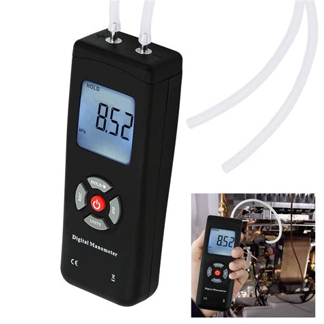 handheld differential pressure manometer air condition system measurement psi  ebay
