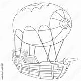 Airship Template sketch template