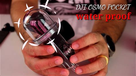 dji osmo pocket waterproof case preview youtube